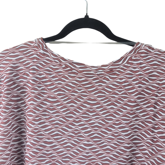 Ava & Viv Top Size 3X Long Sleeve Pull Over Brown White EUC Plus Size - Picture 5 of 8